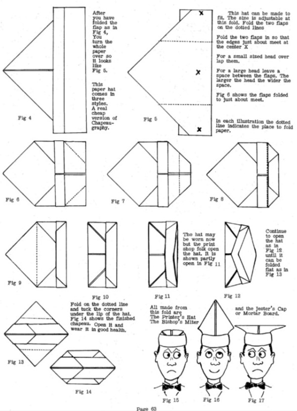 David Mitchell's Origami Heaven - History - The Printer's Hat